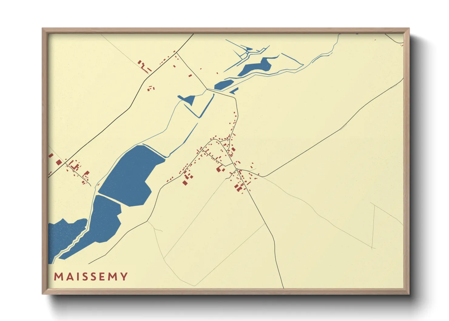 Une affiche de carte sur Maissemy