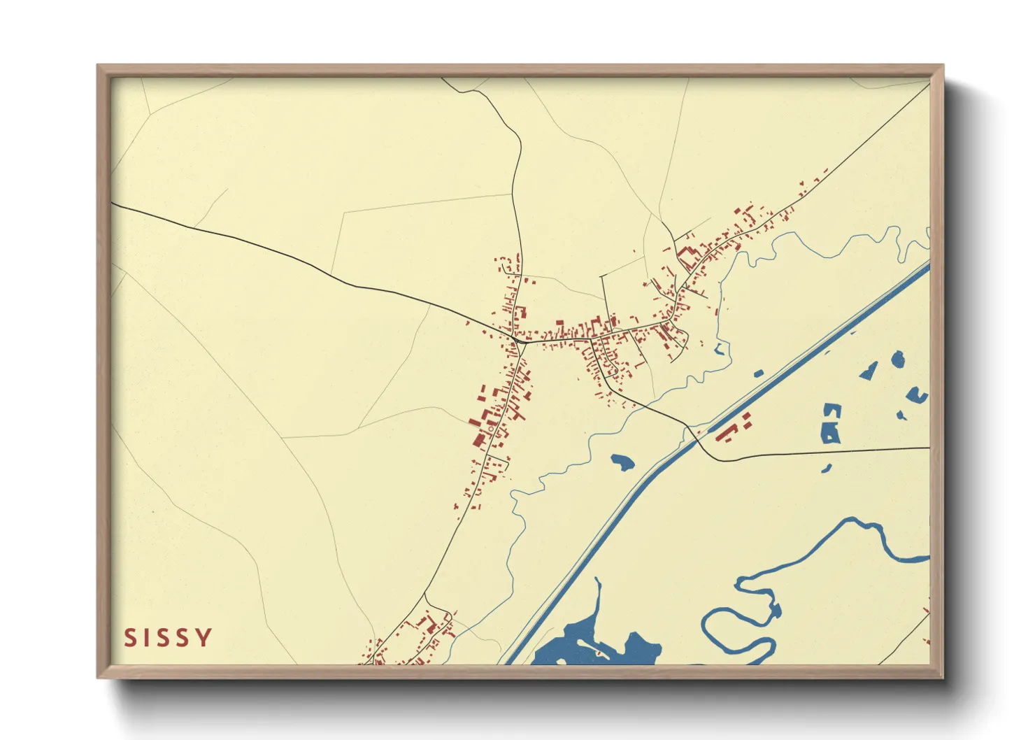 Une affiche de carte sur Sissy