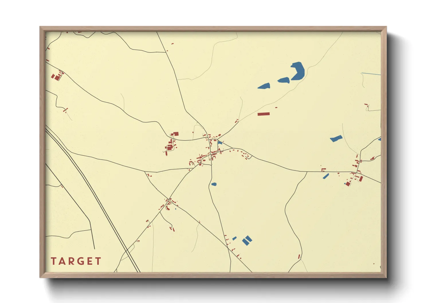 Une affiche de carte sur Target