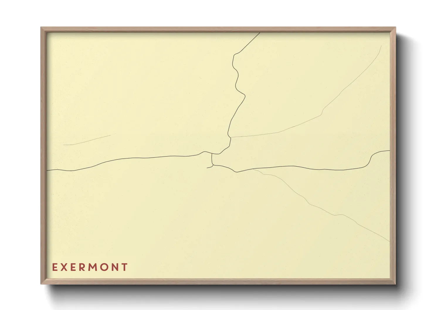 Une affiche de carte sur Exermont
