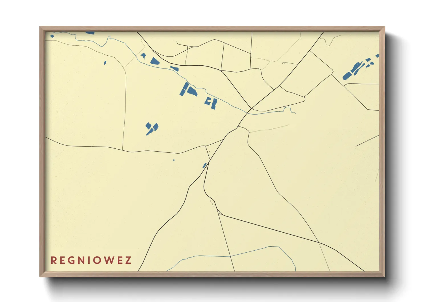 Une affiche de carte sur Regniowez