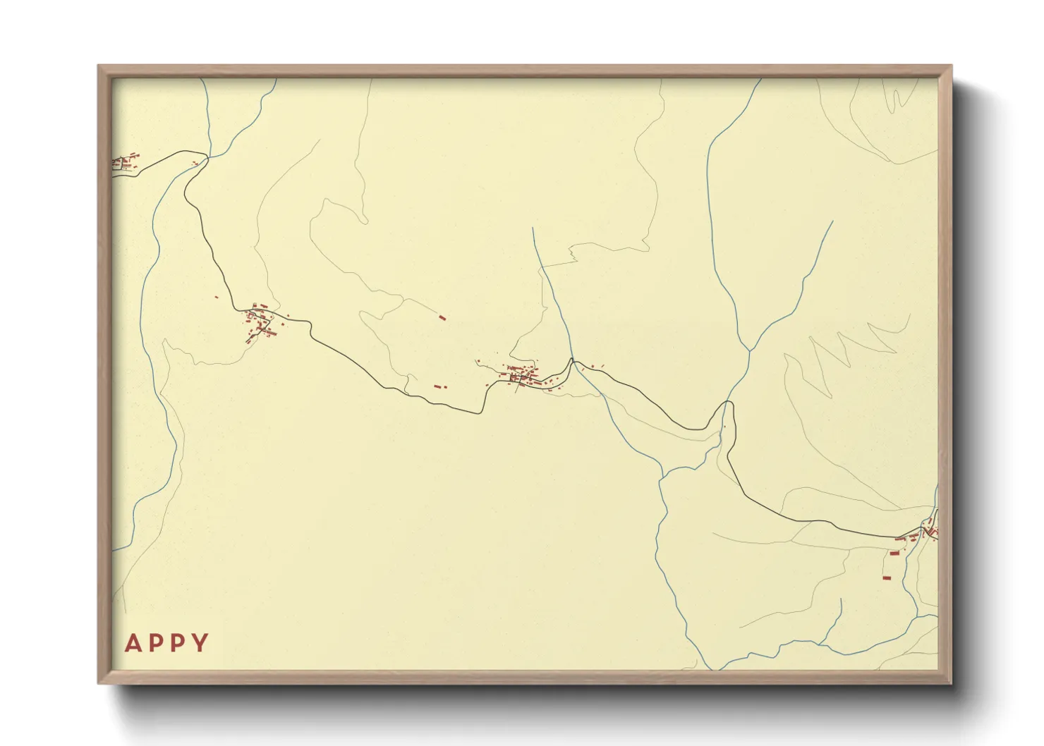 Une affiche de carte sur Appy