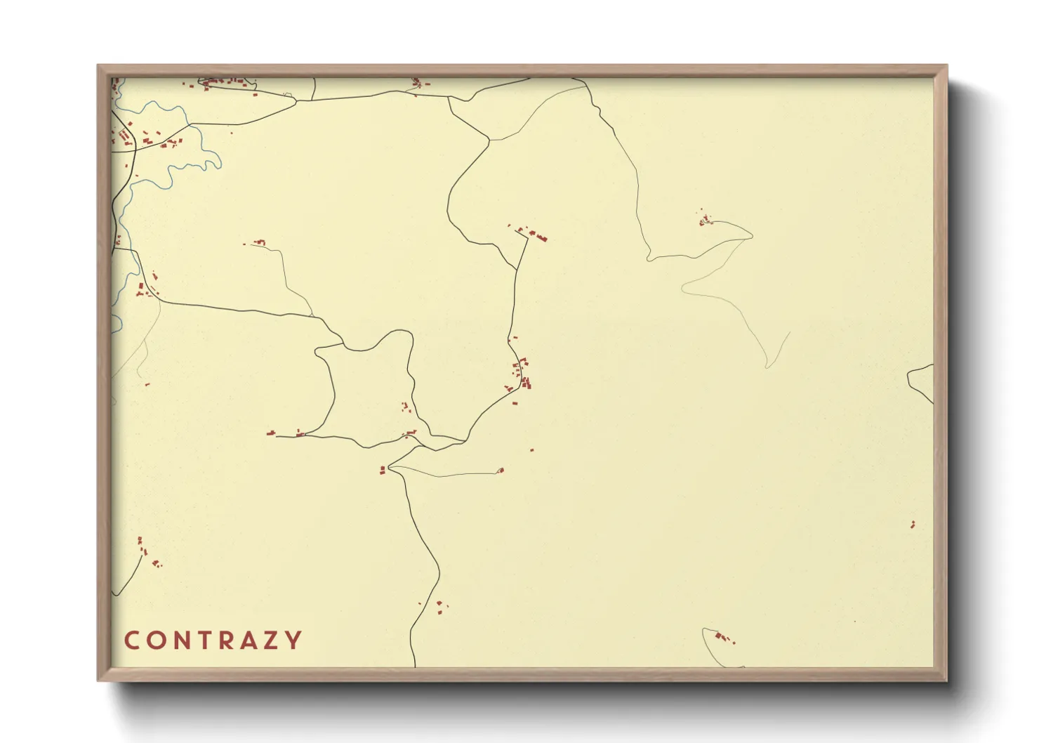 Une affiche de carte sur Contrazy