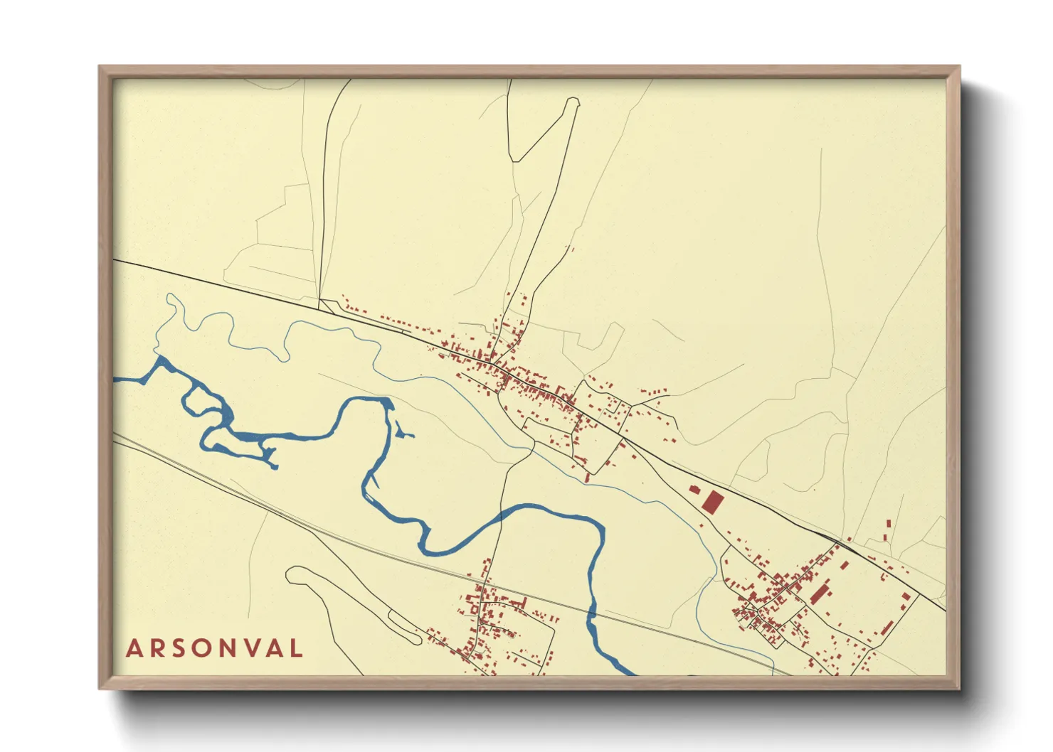 Une affiche de carte sur Arsonval
