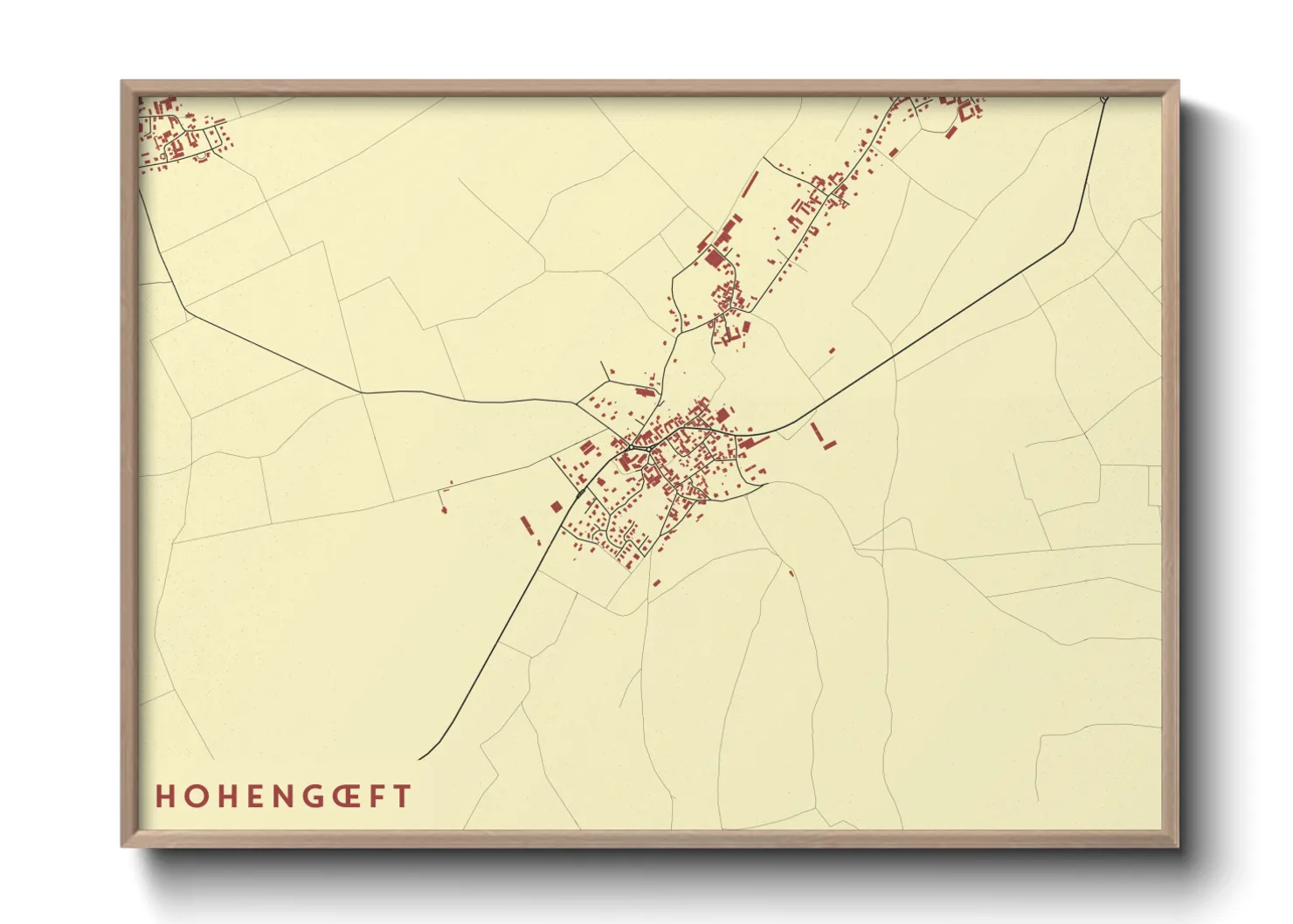 Une affiche de carte sur Hohengœft