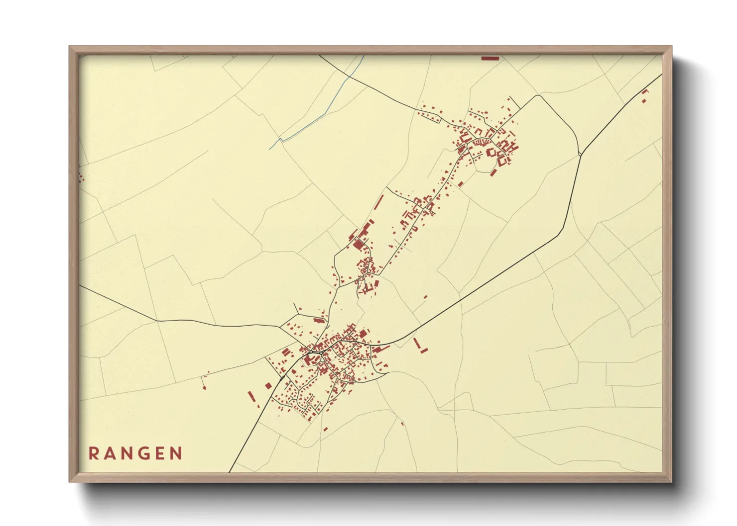 Une affiche de carte sur Rangen