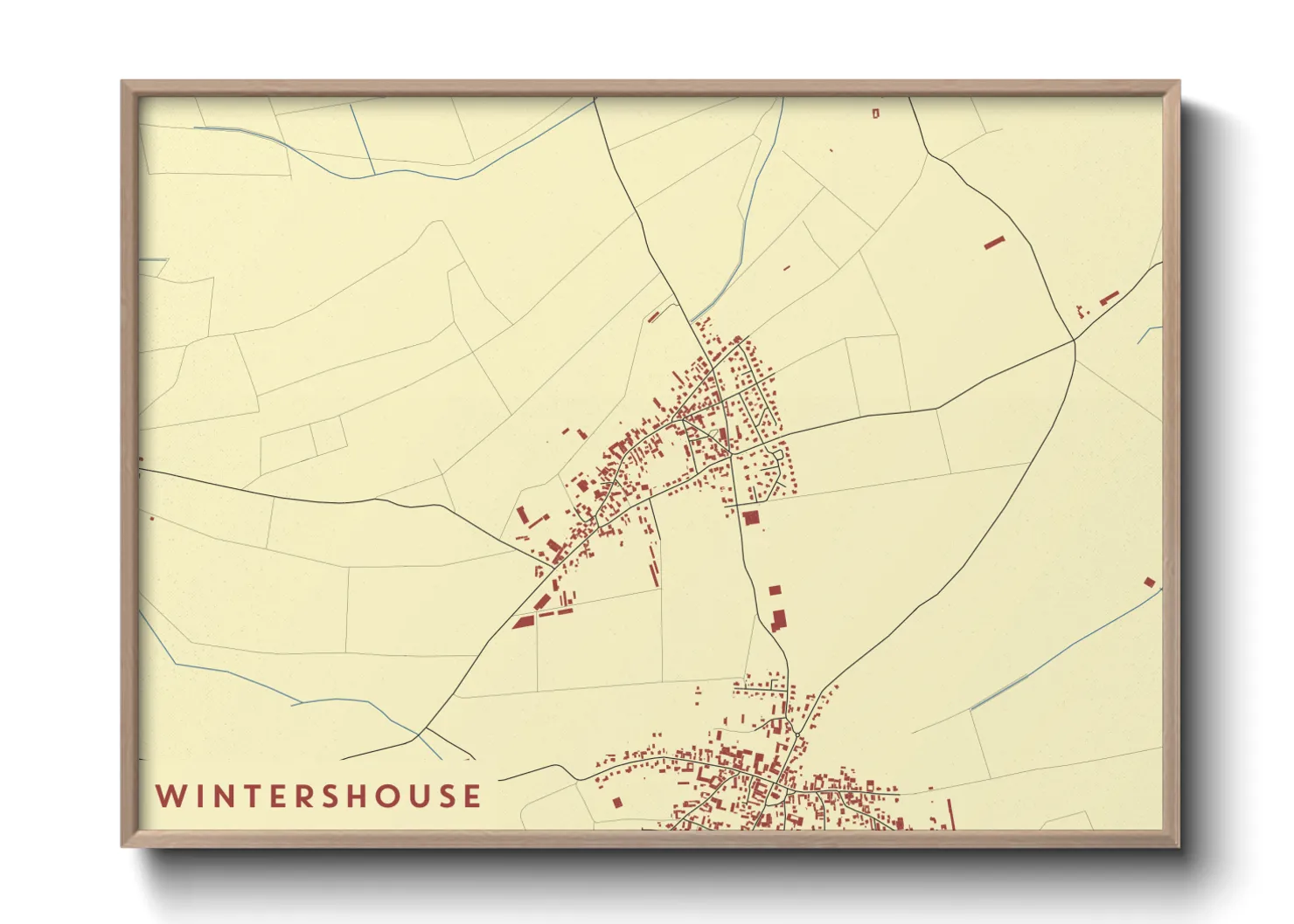 Une affiche de carte sur Wintershouse