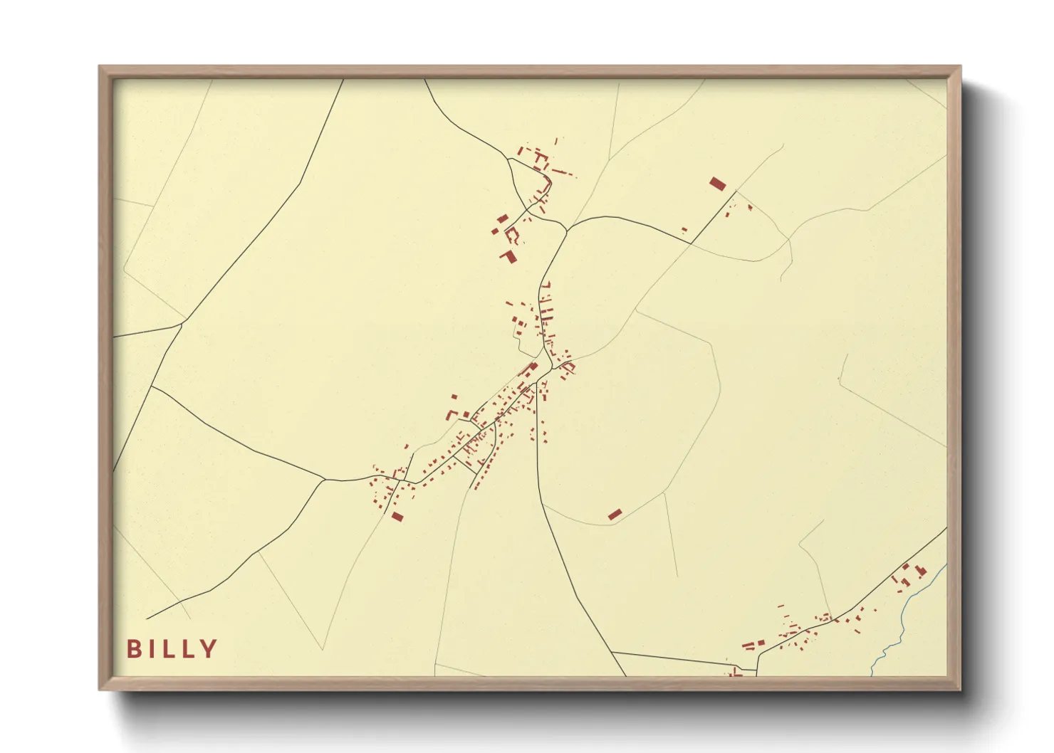 Une affiche de carte sur Billy