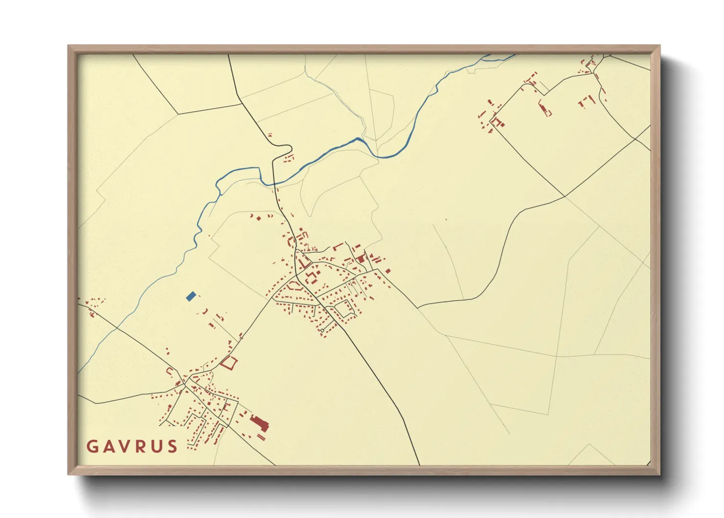 Une affiche de carte sur Gavrus
