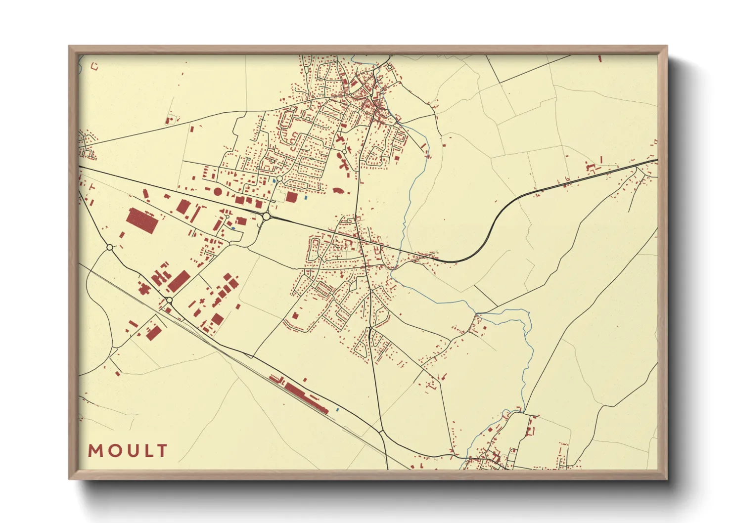 Une affiche de carte sur Moult
