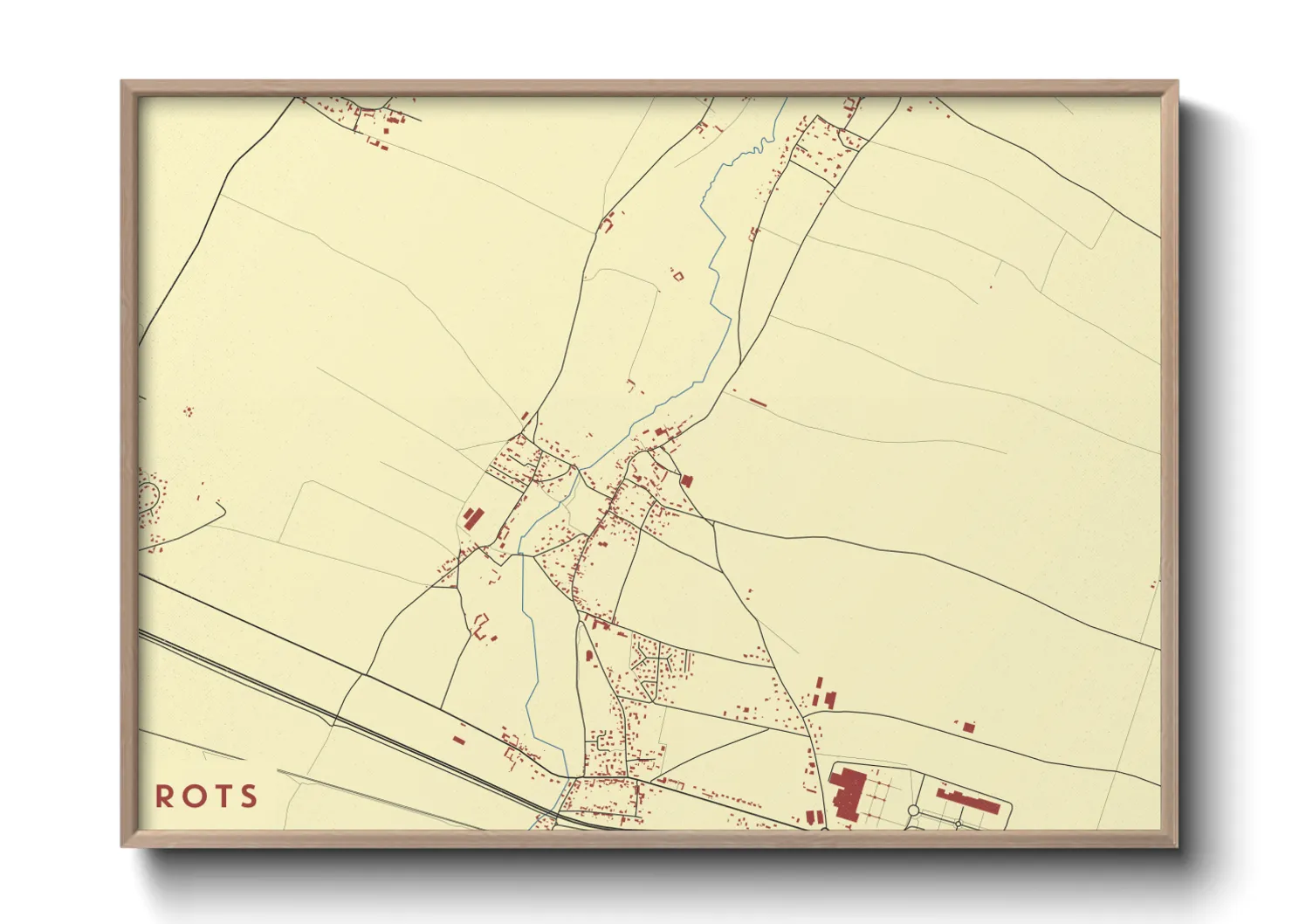 Une affiche de carte sur Rots