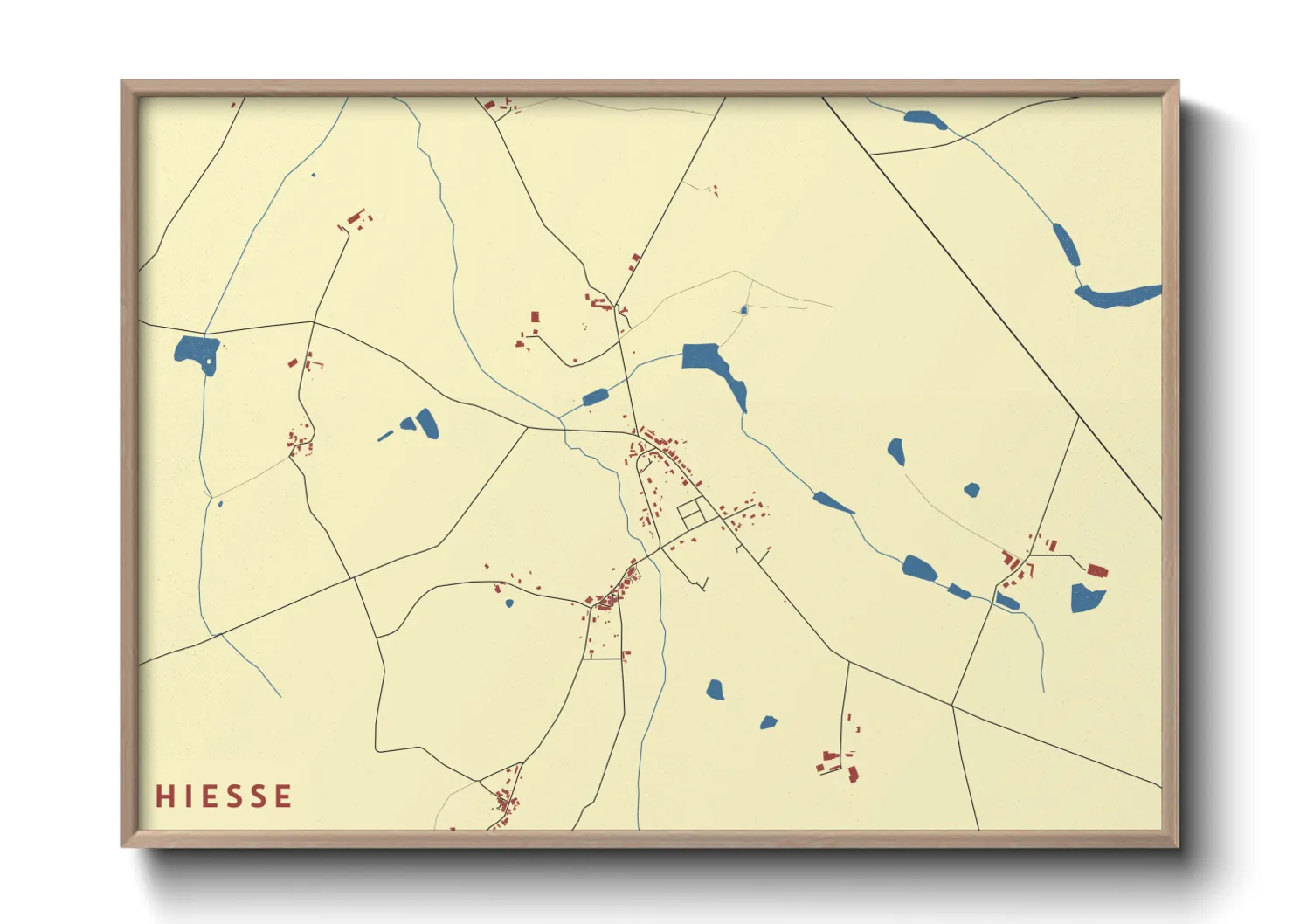 Une affiche de carte sur Hiesse