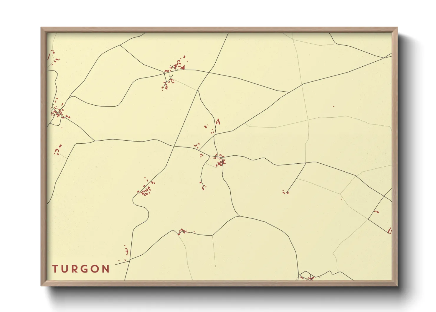 Une affiche de carte sur Turgon