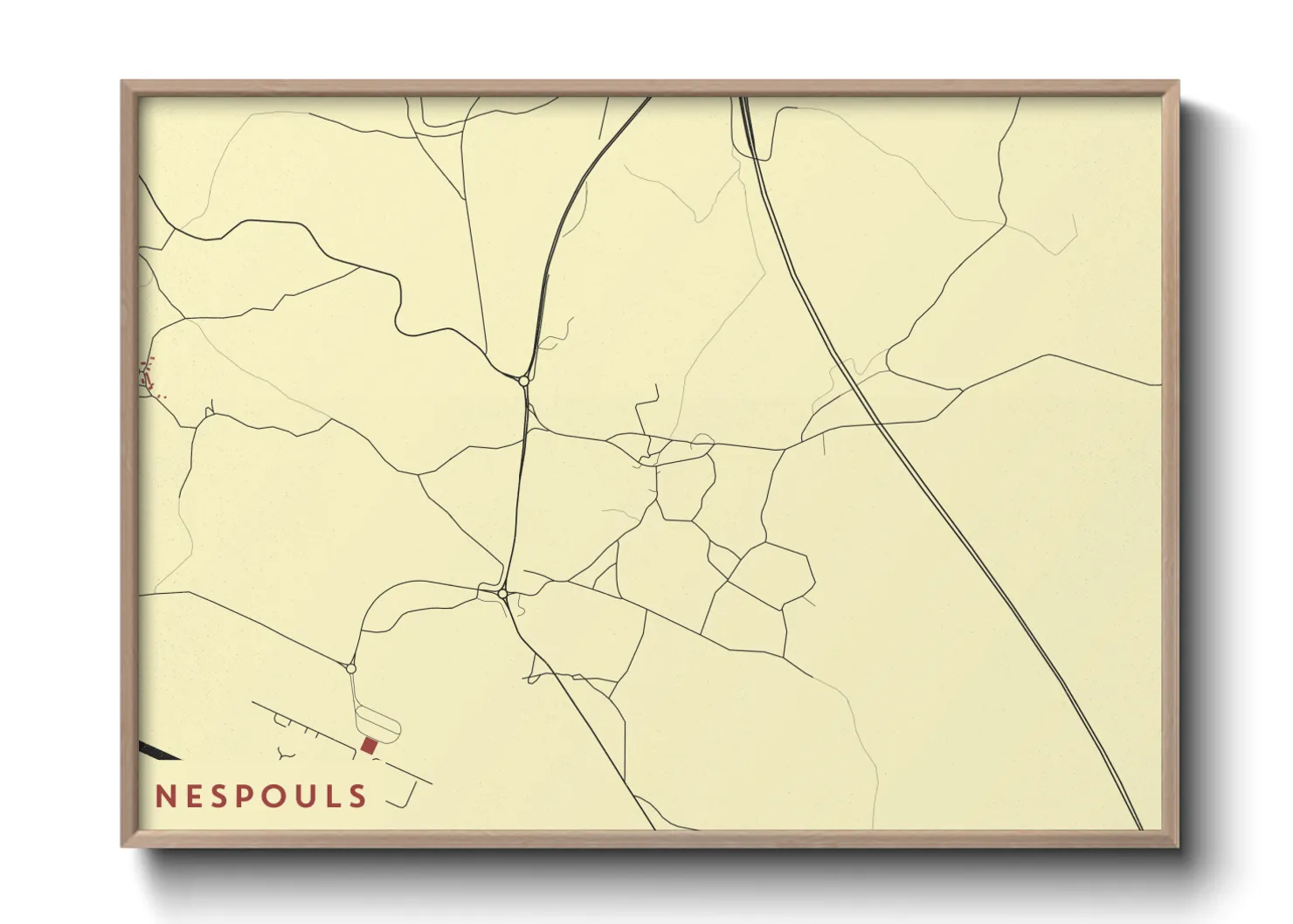 Une affiche de carte sur Nespouls