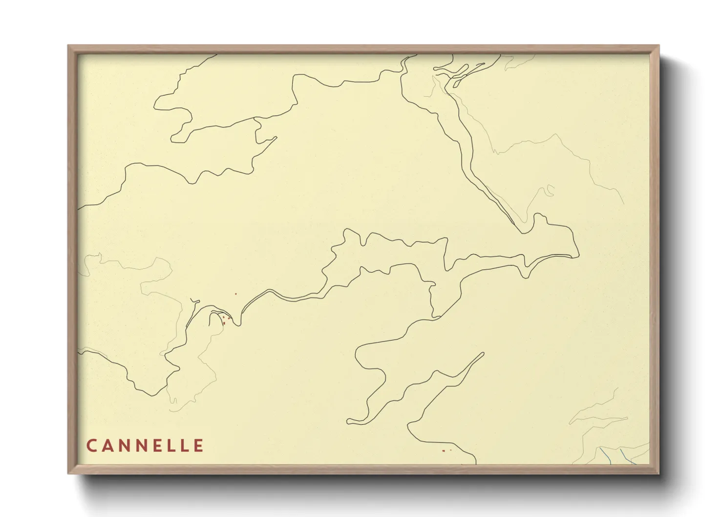 Une affiche de carte sur Cannelle