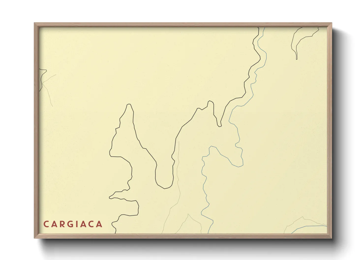 Une affiche de carte sur Cargiaca