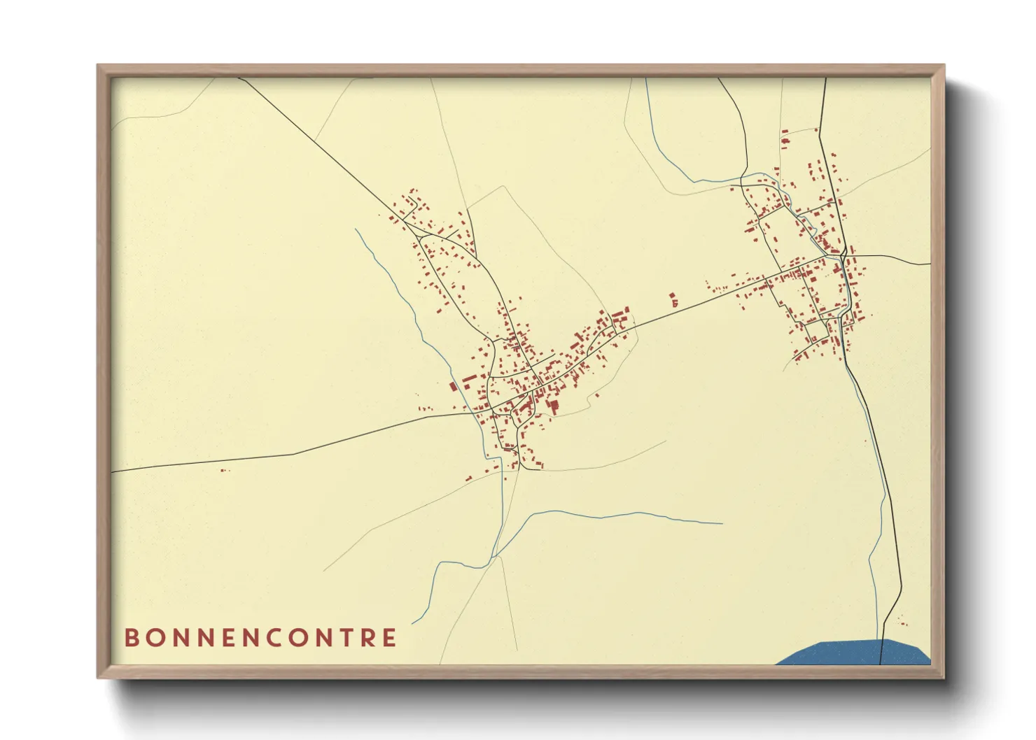 Une affiche de carte sur Bonnencontre