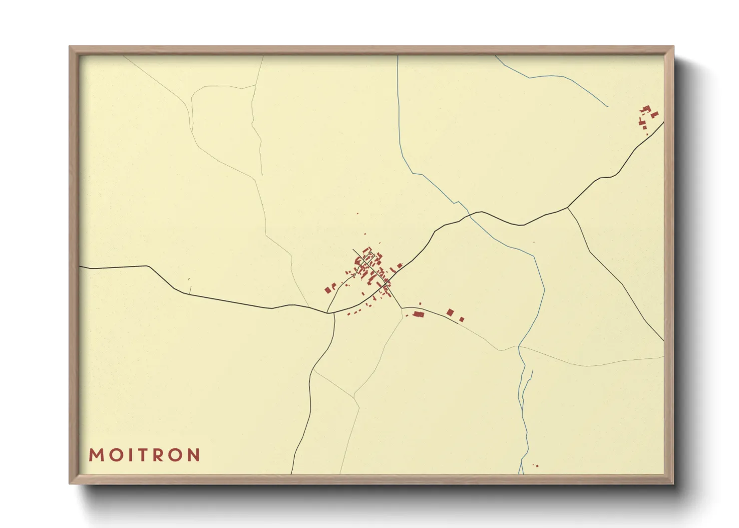 Une affiche de carte sur Moitron