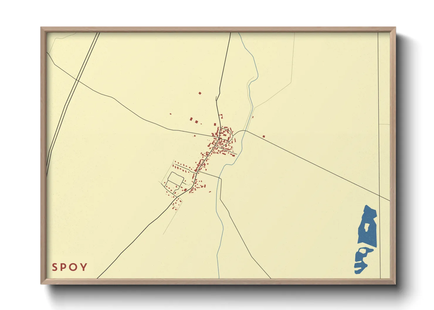 Une affiche de carte sur Spoy