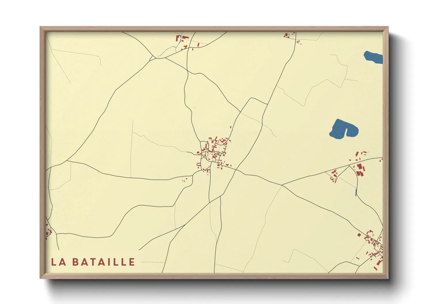 Une affiche de carte sur La Bataille