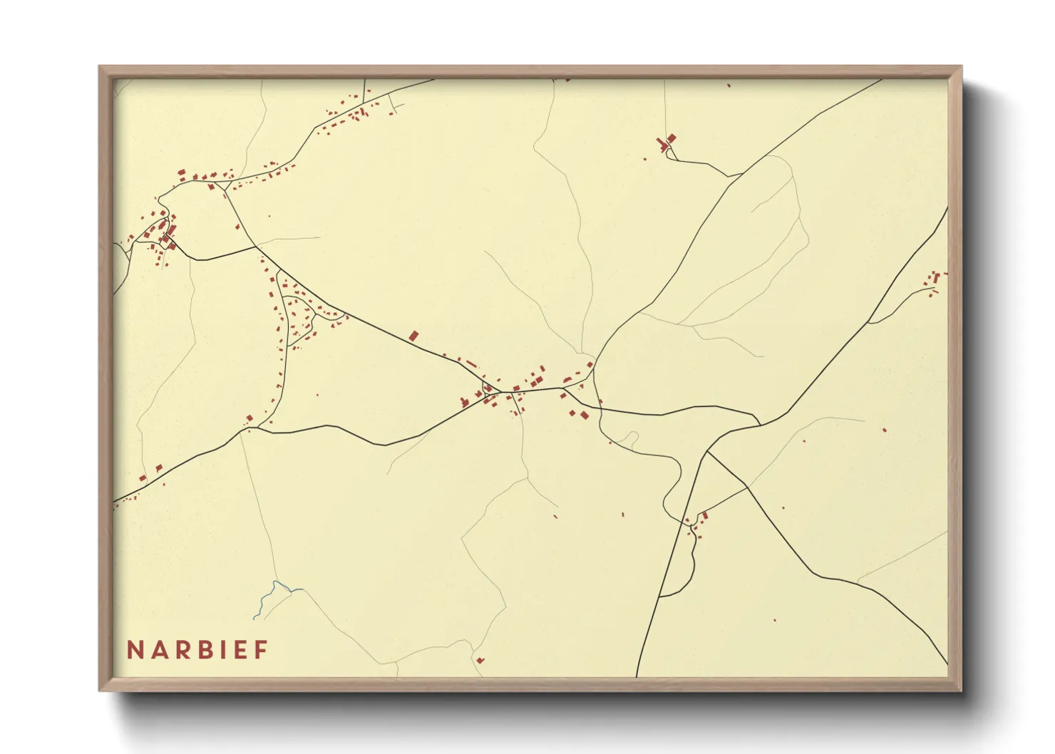 Une affiche de carte sur Narbief