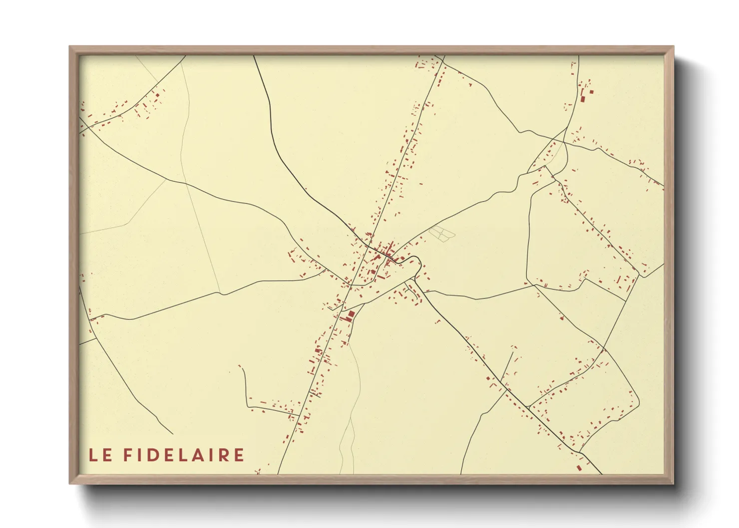 Une affiche de carte sur Le Fidelaire