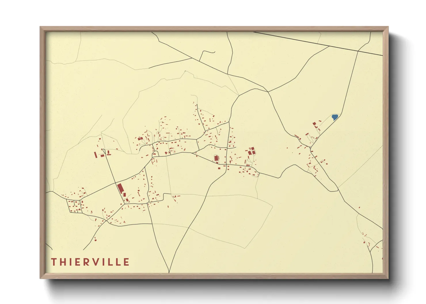Une affiche de carte sur Thierville