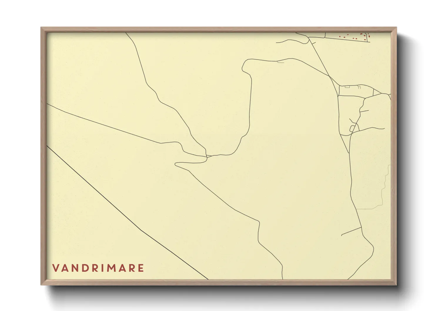 Une affiche de carte sur Vandrimare