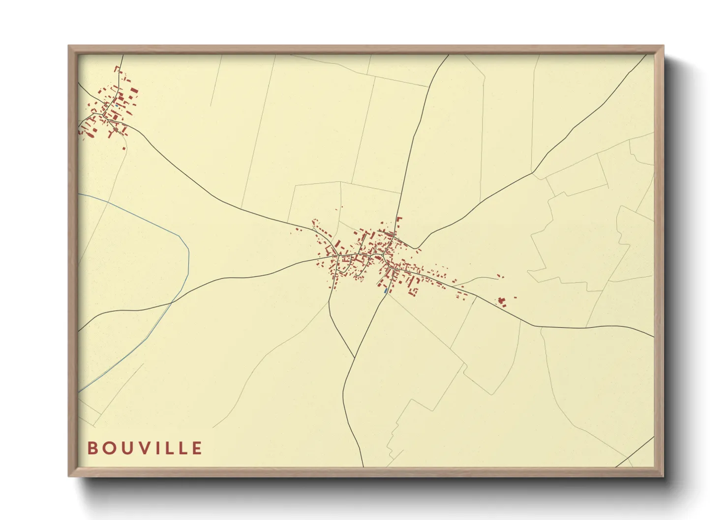 Une affiche de carte sur Bouville