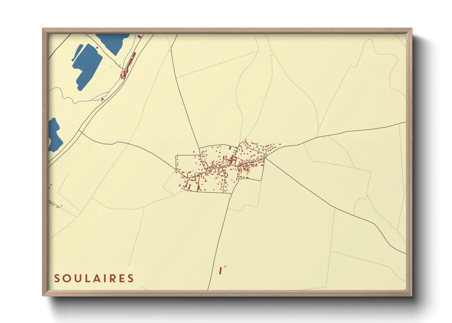 Une affiche de carte sur Soulaires