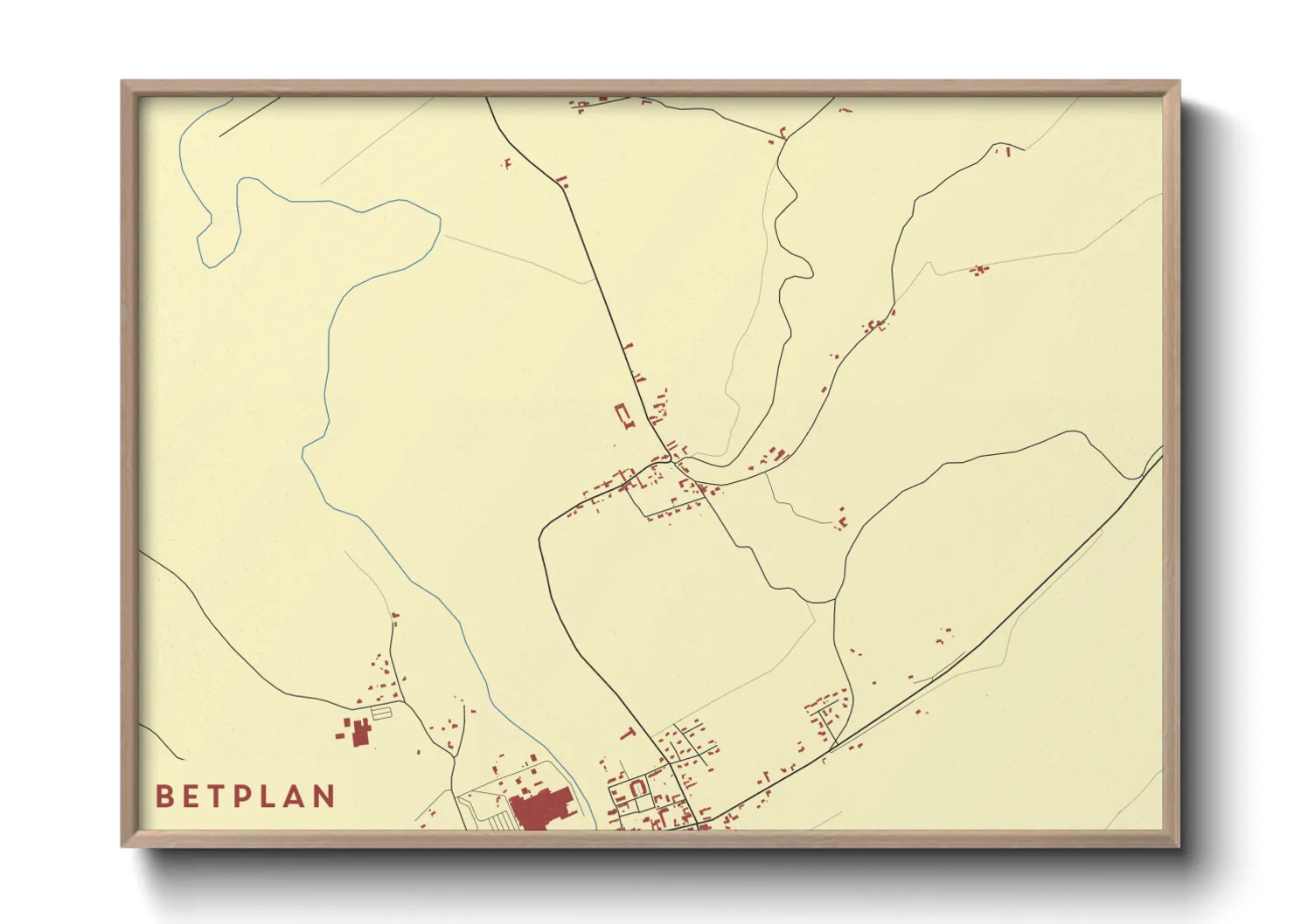 Une affiche de carte sur Betplan