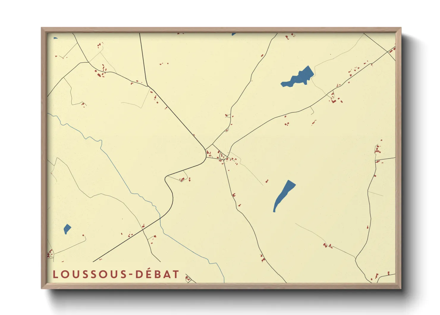 Une affiche de carte sur Loussous-Débat