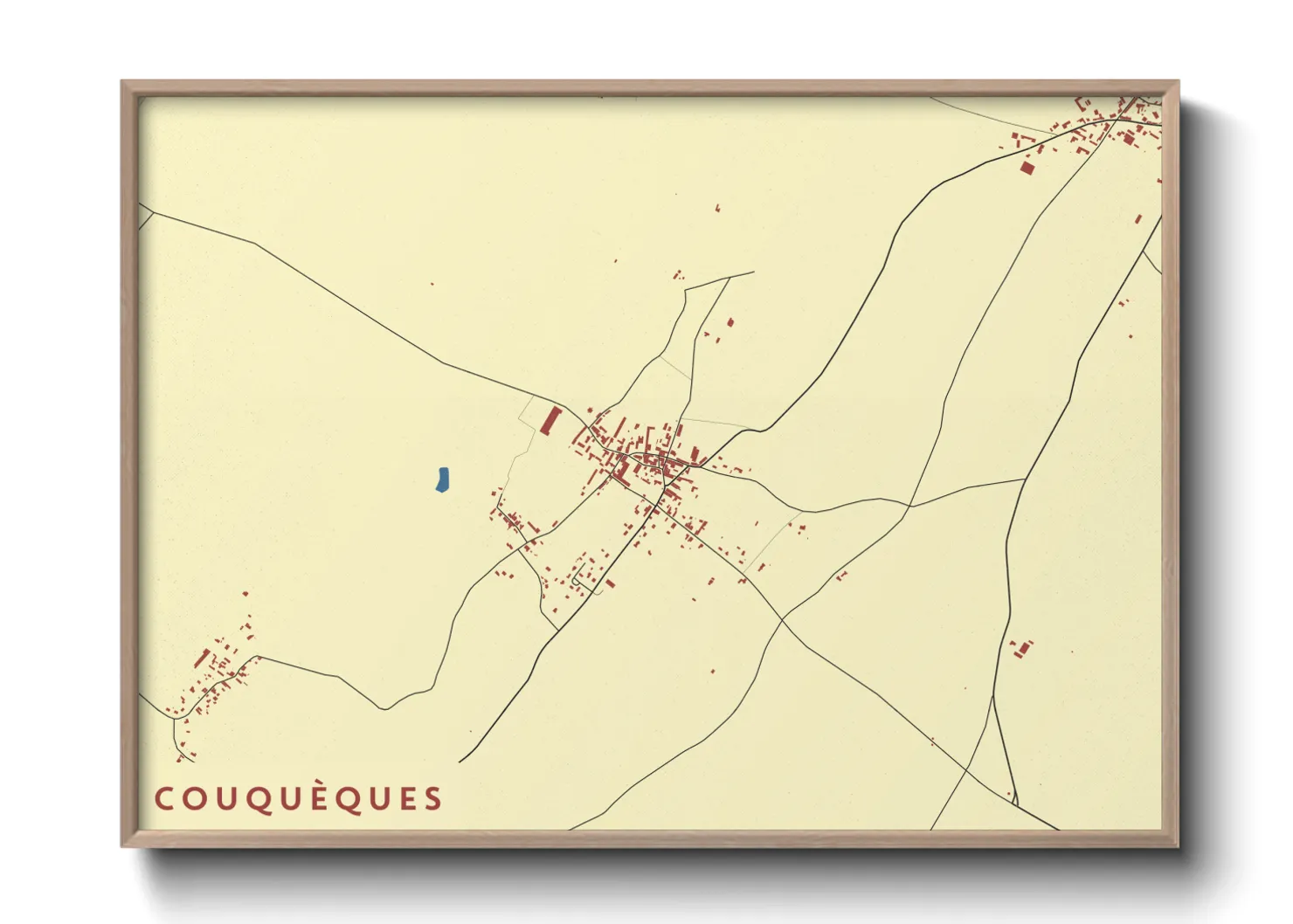 Une affiche de carte sur Couquèques