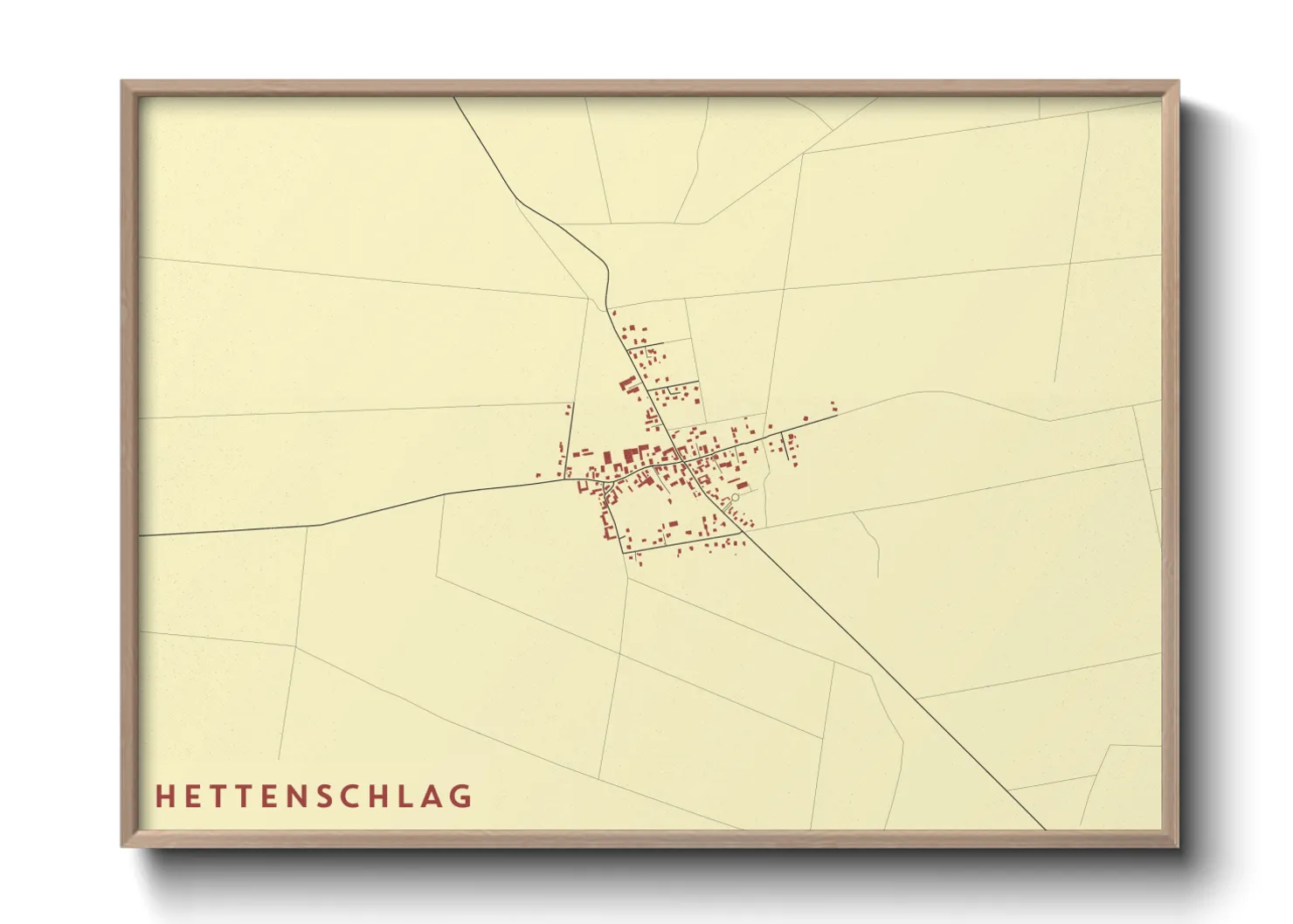 Une affiche de carte sur Hettenschlag