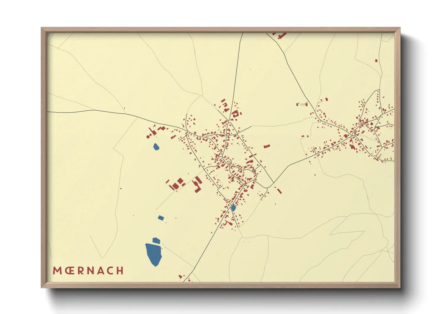 Une affiche de carte sur Mœrnach