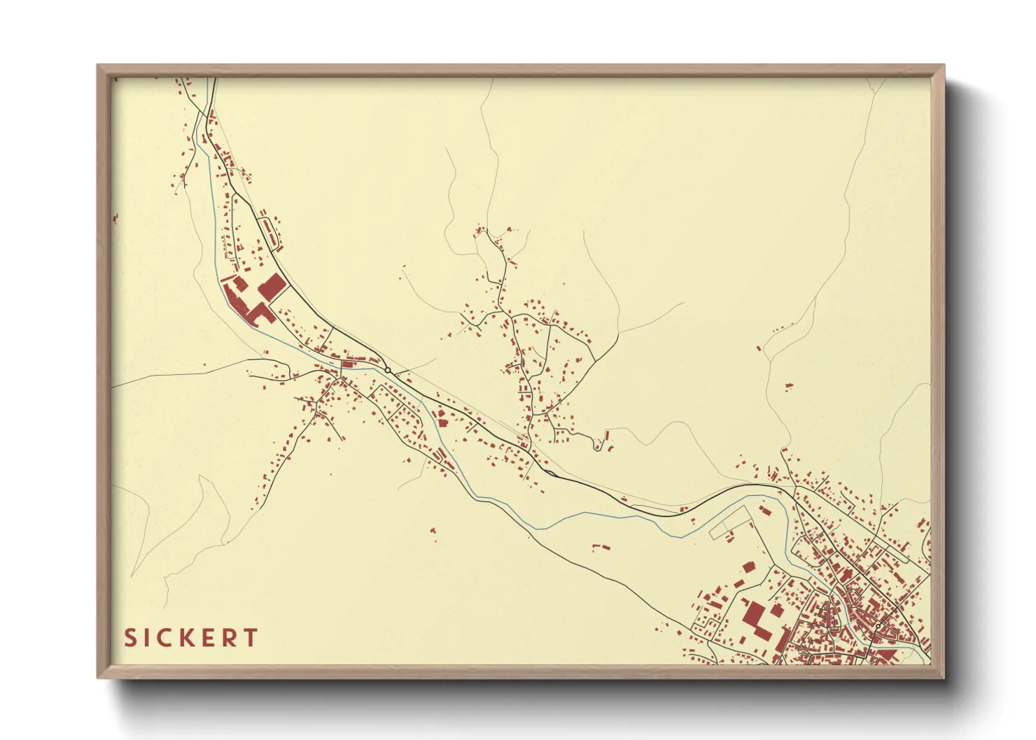 Une affiche de carte sur Sickert