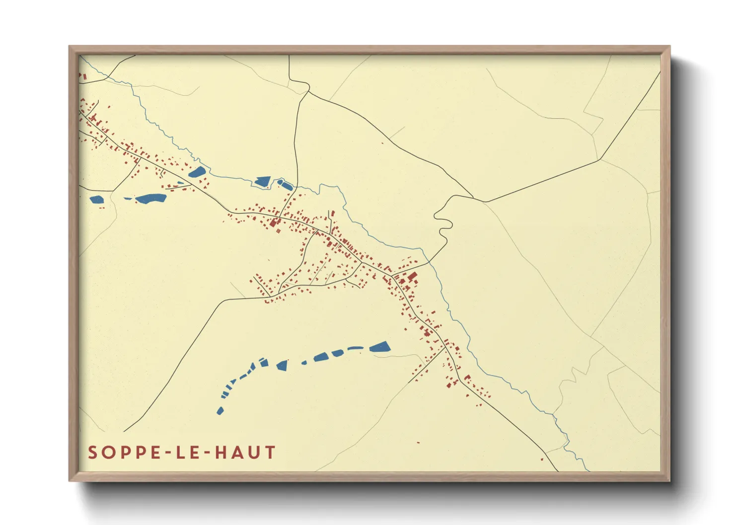 Une affiche de carte sur Soppe-le-Haut