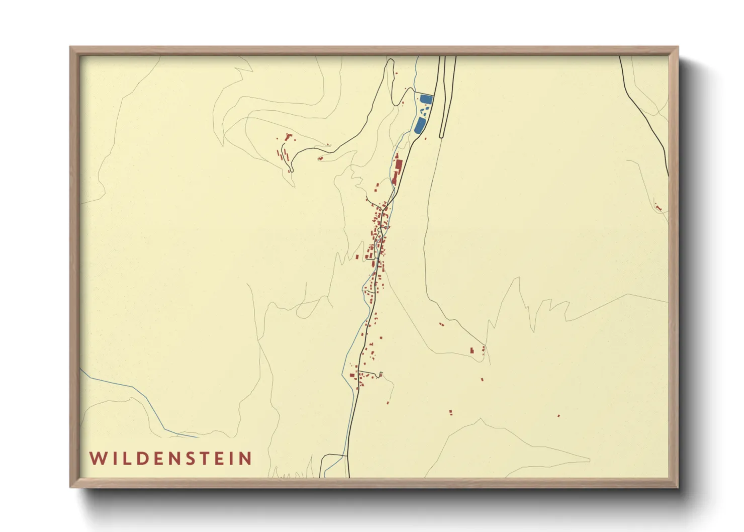Une affiche de carte sur Wildenstein