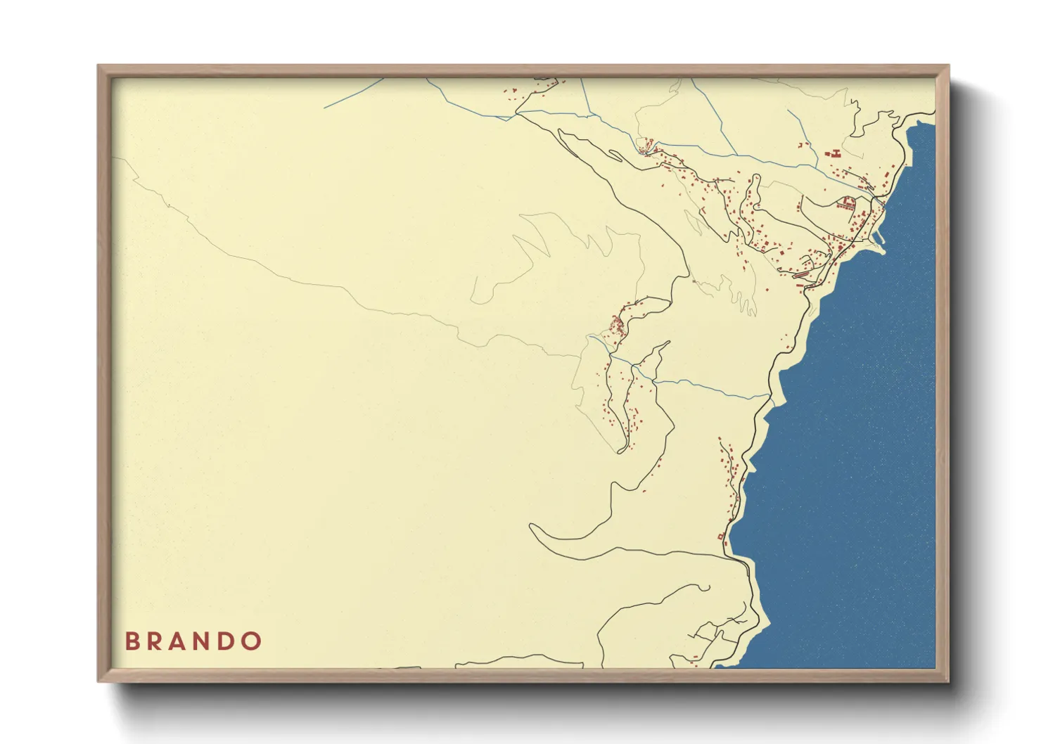 Une affiche de carte sur Brando