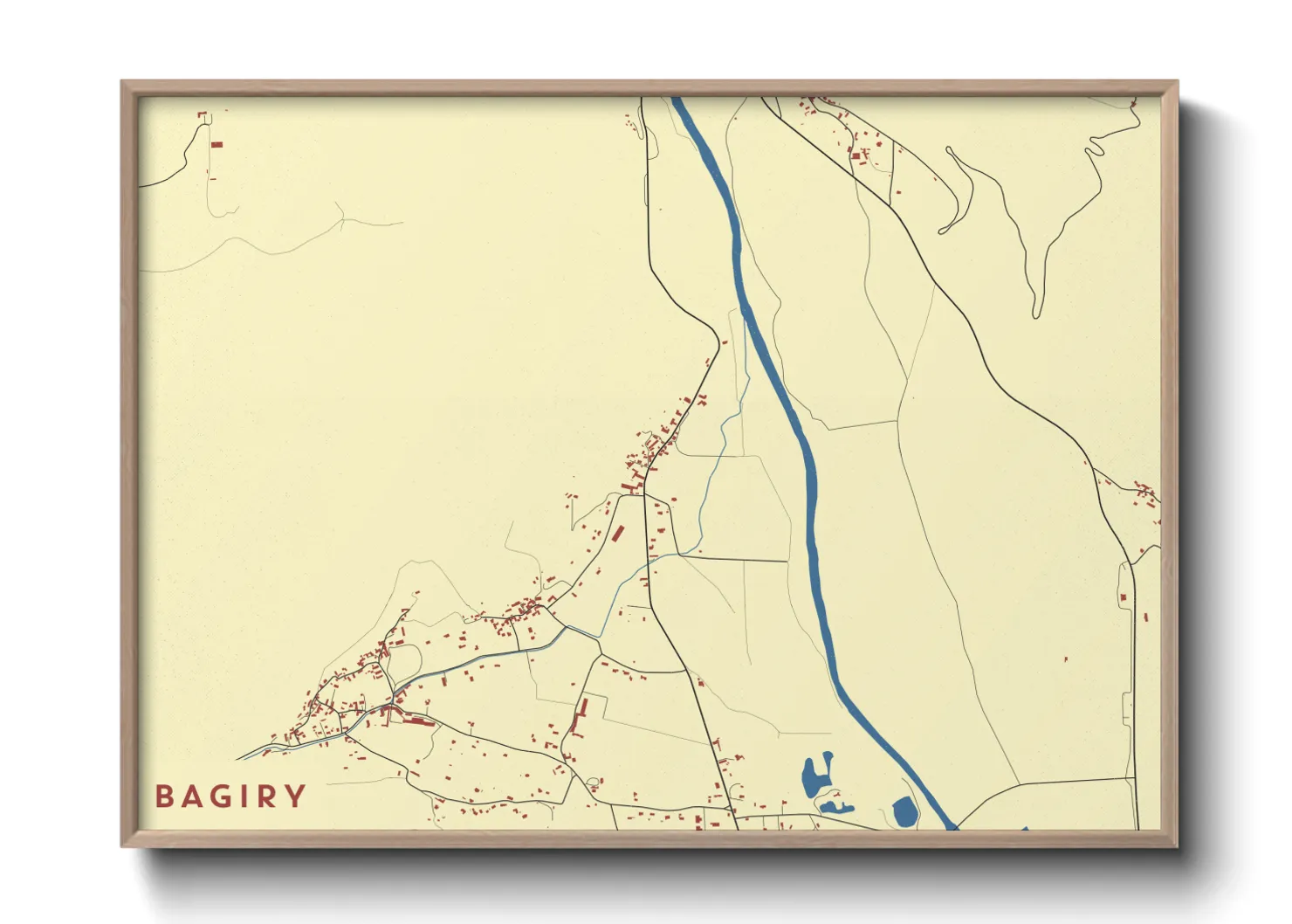 Une affiche de carte sur Bagiry