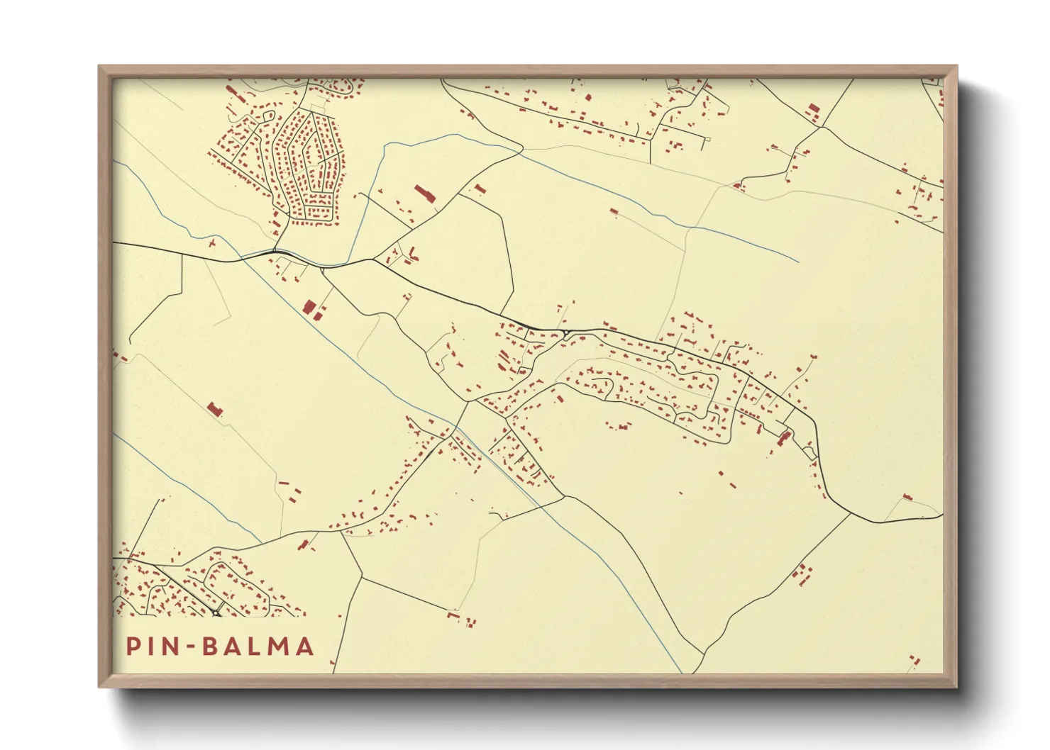 Une affiche de carte sur Pin-Balma