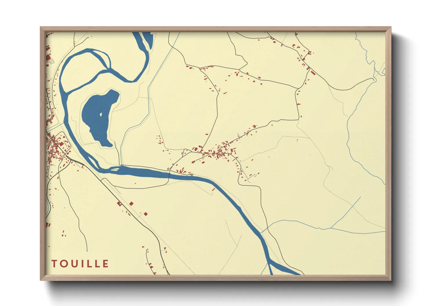 Une affiche de carte sur Touille