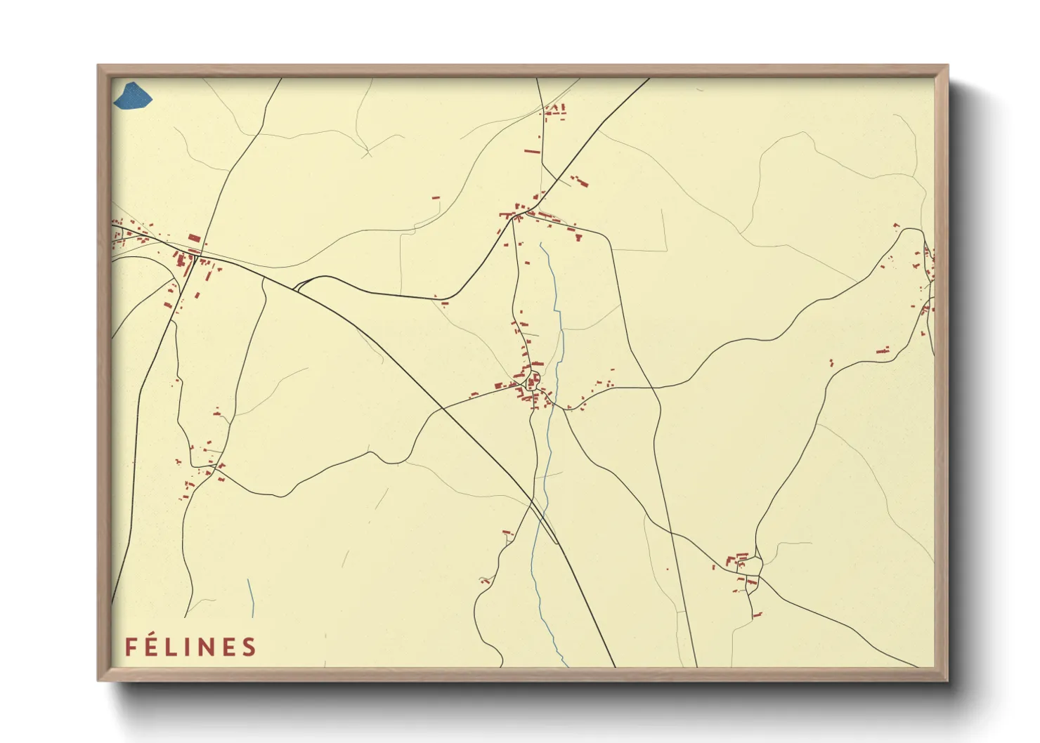 Une affiche de carte sur Félines