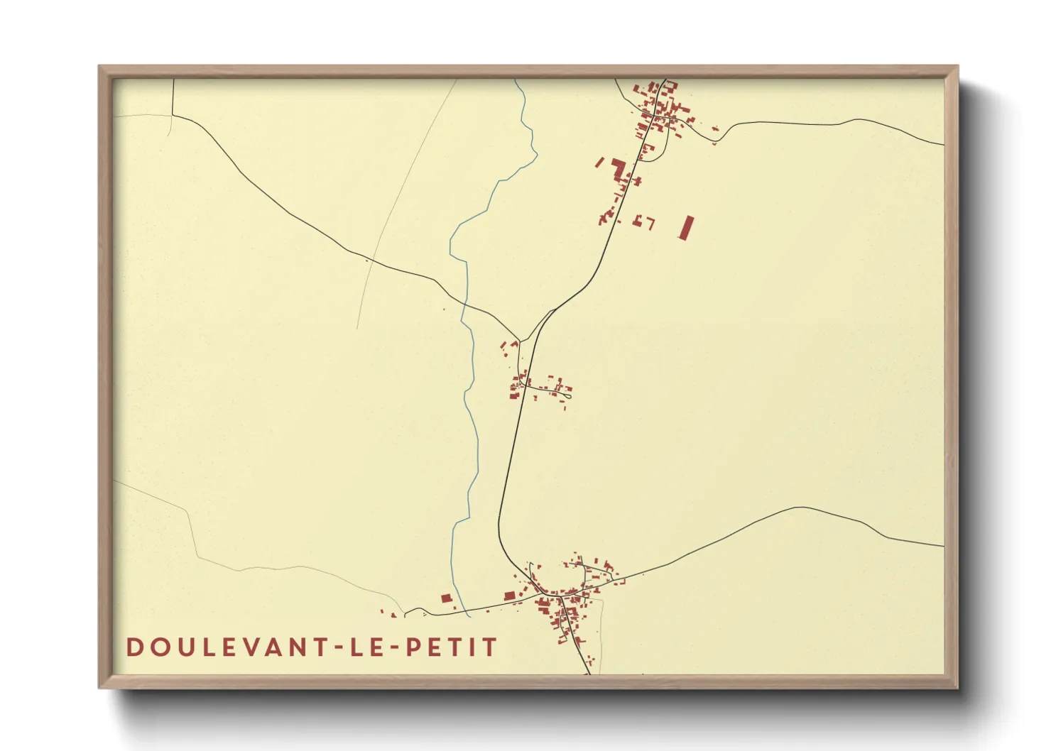 Une affiche de carte sur Doulevant-le-Petit