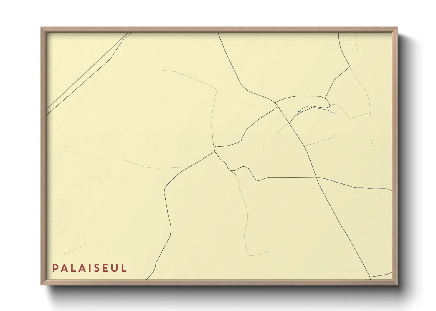 Une affiche de carte sur Palaiseul
