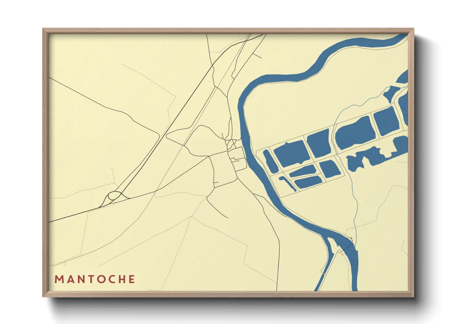 Une affiche de carte sur Mantoche