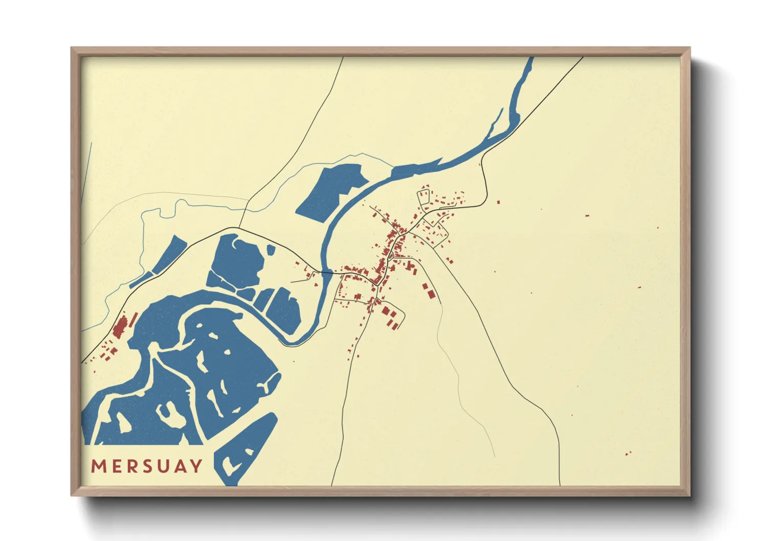 Une affiche de carte sur Mersuay