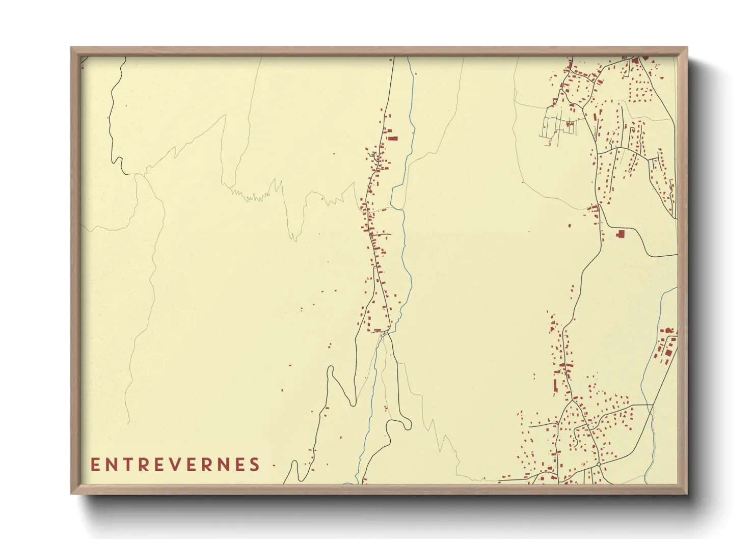 Une affiche de carte sur Entrevernes