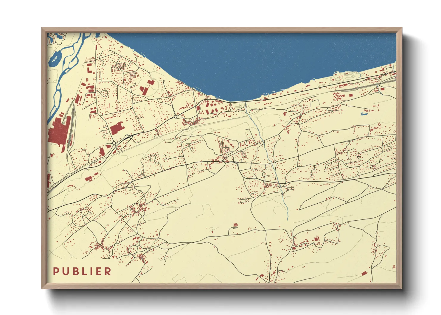 Une affiche de carte sur Publier