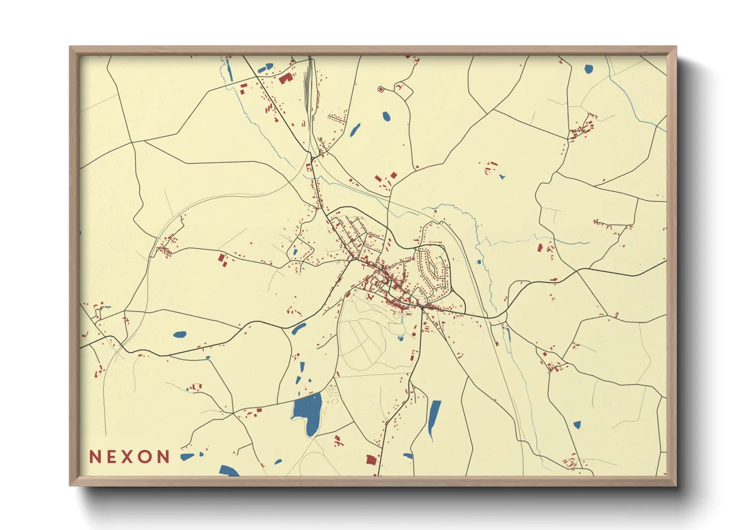 Une affiche de carte sur Nexon